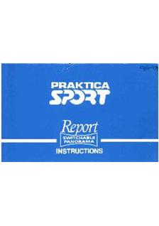 Praktica (VEB) Sport Report manual. Camera Instructions.